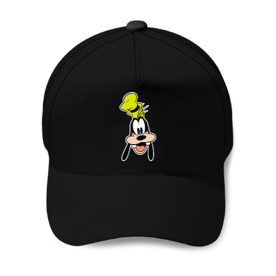 Disney Mickey And Friends Goofy Face Small Pocket Logo Baseball Caps