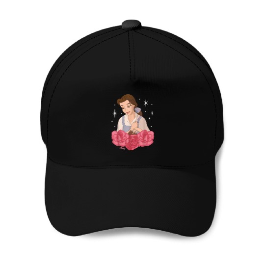 Disney Princess Belle Beauty And The Beast Roses Baseball Caps
