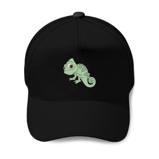Disney Tangled Pascal Cute Pose Left Chest Pocket Logo Baseball Caps