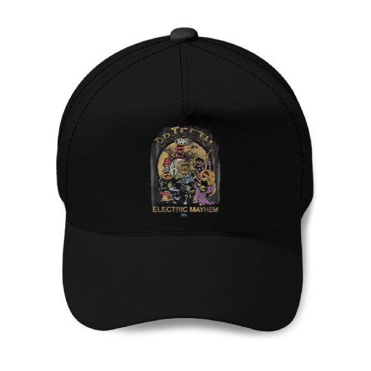 Disney The Muppets Show Dr Teeth Electric Mayhem Distressed Baseball Caps