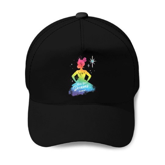 Disney Princess Tiana Rainbow Make Your Dreams Happen Baseball Caps
