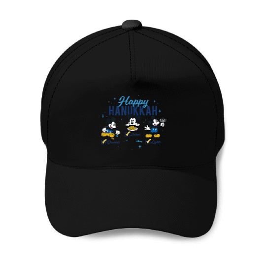 Disneyss Mickey Happy Hanukkah Baseball Caps