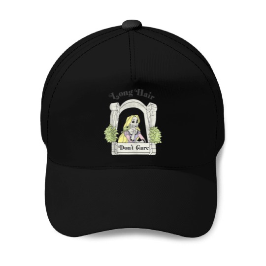 Disneyss Tangled Rapunzel Long Hair Don't Care Baseball Caps