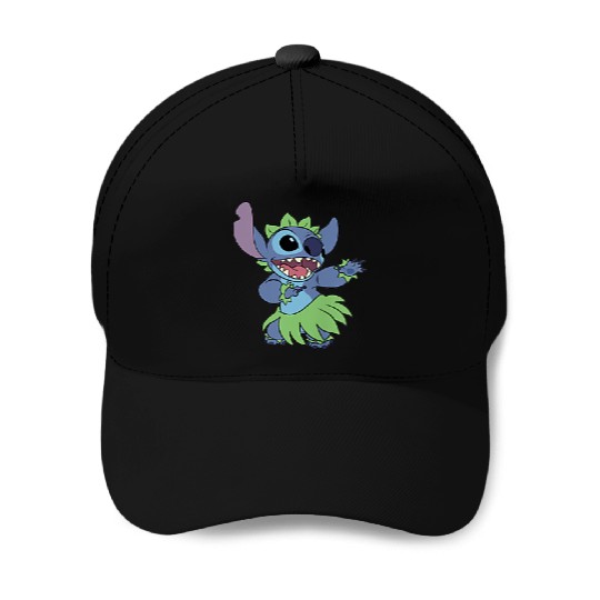 Disney Lilo Stitch Hula Dance Stitch Small Pocket Logo Baseball Caps