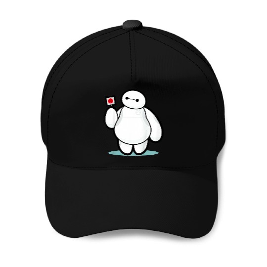 Disney Big Hero 6 Baymax With Lollipop Cute Shot Baseball Caps