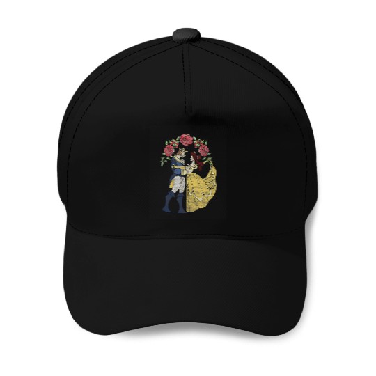 Disney Beauty And The Beast Belle Beast Stained Baseball Caps