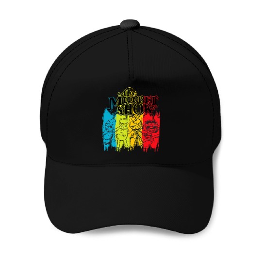 Disney The Muppets Rainbow Vintages Color Character Panels Baseball Caps