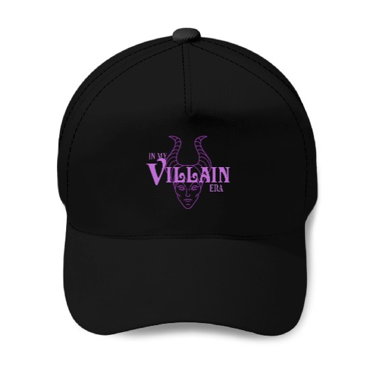 Disney Villains In My villain eras Maleficent Text Logo Baseball Caps