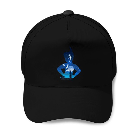 Disney Peter Pan Midnight London Flight Silhouette Fill Baseball Caps