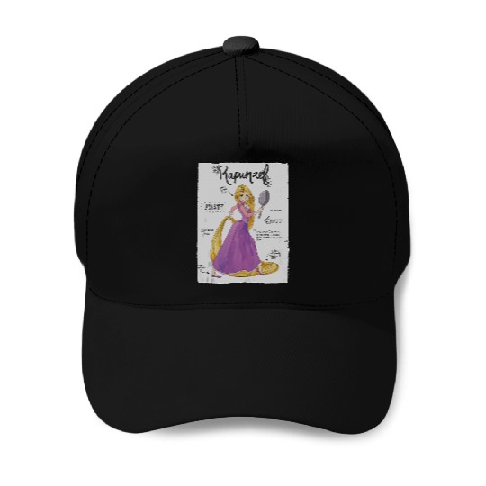 Disney Tangled Rapunzel Fashion Callouts Baseball Caps