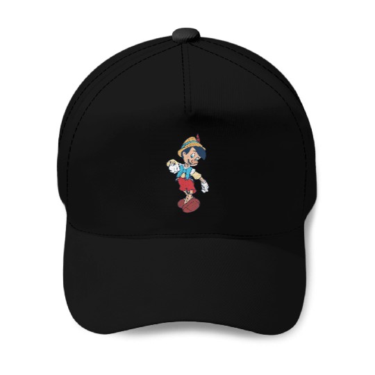 Disney Pinocchio Strutting With A Smile Full Bod Baseball Caps