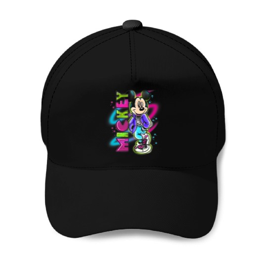 Disney Mickey Mouse Airbrush Baseball Caps