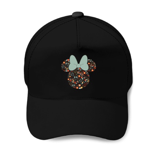 Disney Minnie Mouse Spring Head Icon with Bow Springtime Baseball Caps