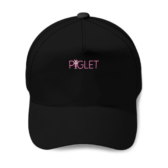 Disney Winnie the Pooh Piglet Classic Lettering Baseball Caps
