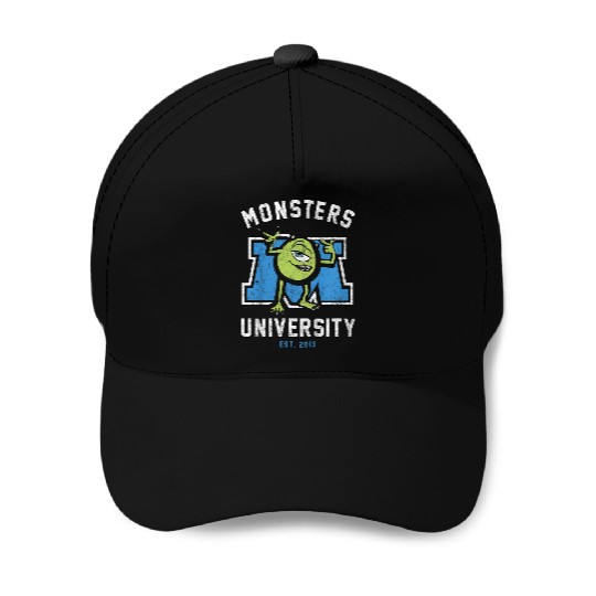 Kids Disney Pixarss Monsters University Mike Wazowski Distressed Baseball Caps