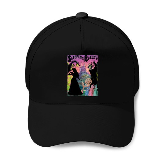Disney Sleeping Beauty Aurora Maleficent Poster Baseball Caps