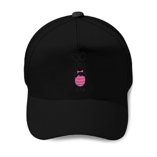 Disney Winnie The Pooh Piglet Simple Sketch Baseball Caps
