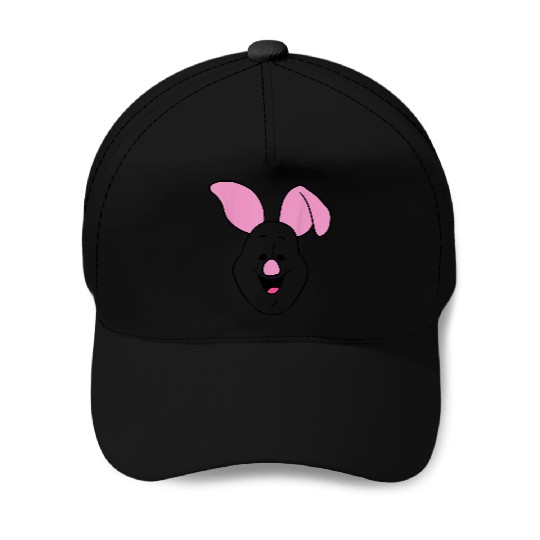 Disneyss Winnie The Pooh Piglet Large Faces Baseball Caps