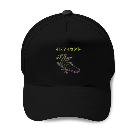Disney Sleeping Beauty Maleficent Dragon Outline Baseball Caps
