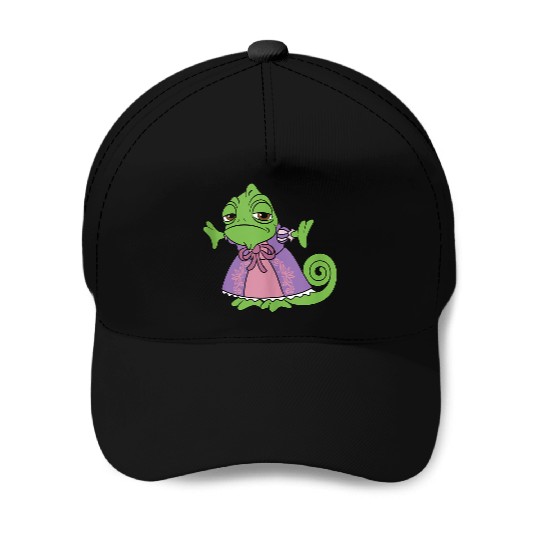 Disneyss Tangled Cute Pascal Dressed Up Big Chest Portrait Baseball Caps