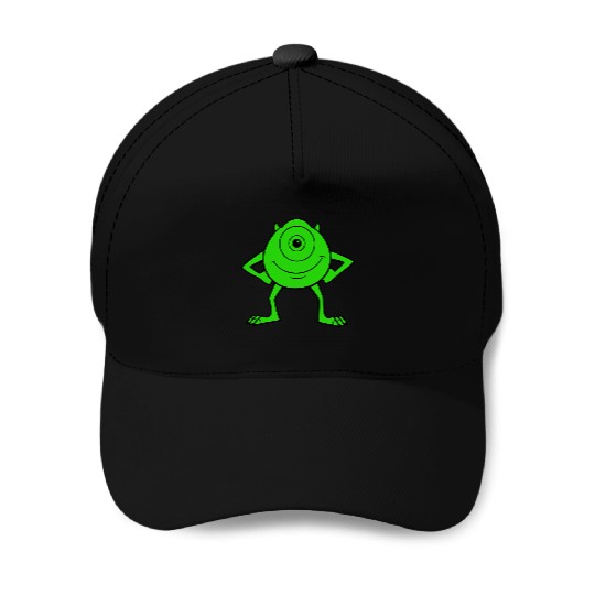 Disney Pixarss Monsters Inc. Mike Wazowski Cyclops Retro Baseball Caps