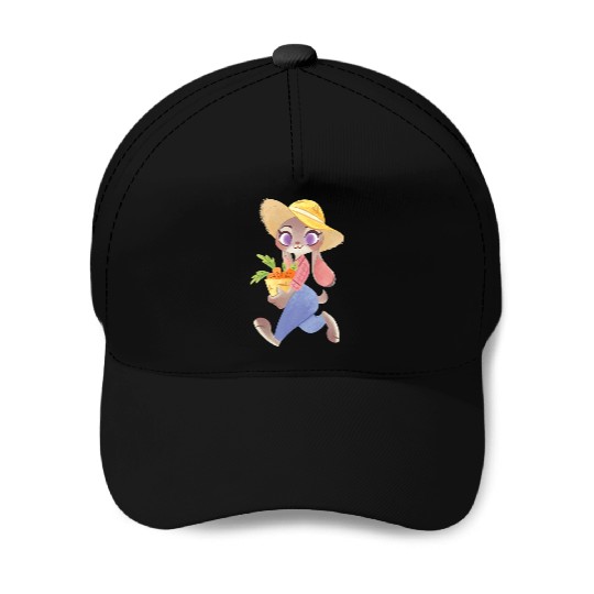 Disney Zootopia Judy Hopps Farm Outfit Picking Up Carrots Baseball Caps