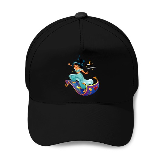 Disneyss Aladdin Princess Jasmine Magic Carpet Pose Baseball Caps
