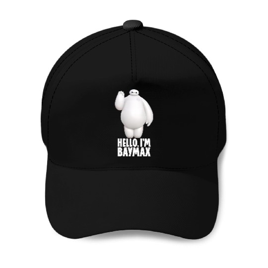 Disney Big Hero 6 Hello I'm Baymax Cute Portrait Baseball Caps