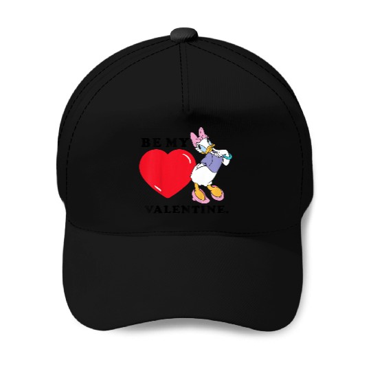 Disneyss Be My Valentine Daisy Duck Baseball Caps