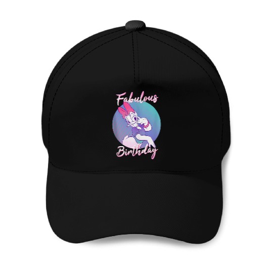Disneyss Daisy Duck Fabulous Birthday Baseball Caps