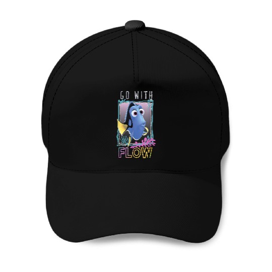Disneyss Pixars Finding Dory Go With The Flow Glittery Frame Baseball Caps