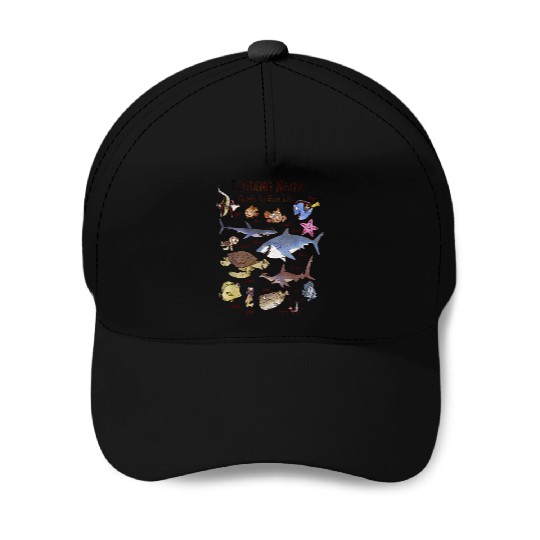 Disneyss Pixars Finding Nemo Guide To Sea Life Baseball Caps