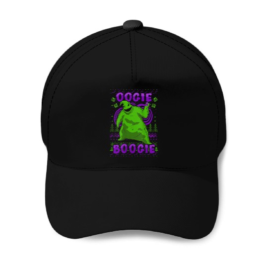 Disneyss Nightmare Before Christmas Oogie Boogie Ugly Sweater Baseball Caps