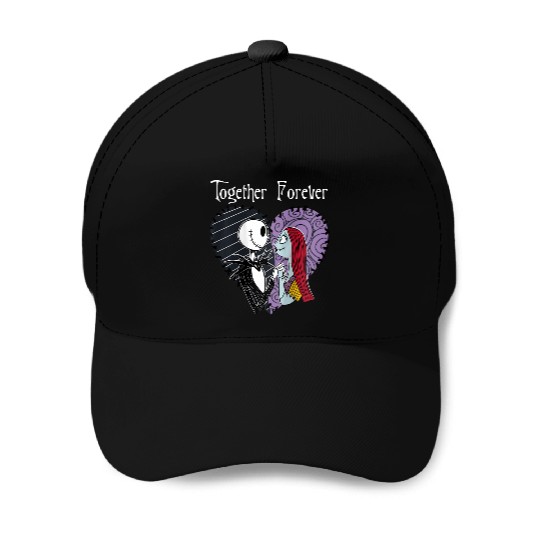 Disneyss The Nightmare Before Christmas Jack Sally Together Baseball Caps