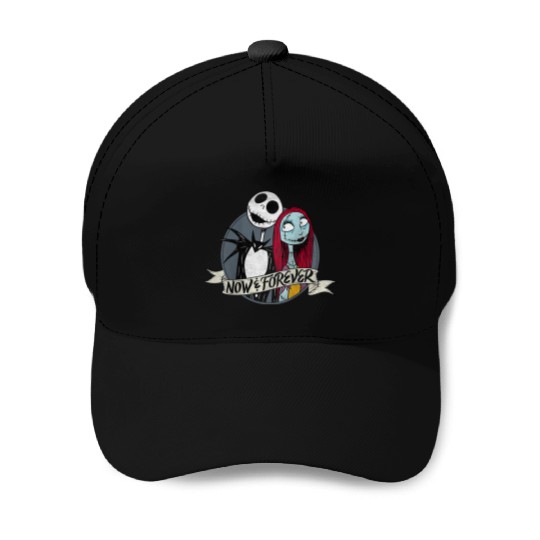 Disneyss Nightmare Jack Sally Now And Forever Baseball Caps