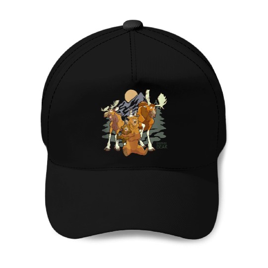 Disneyss Brother Bear Moose Bear Midnight Mountain shots Baseball Caps