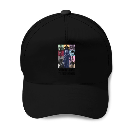 SpiderVerse Eras Tour with title Baseball Caps