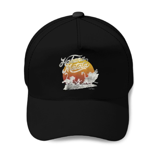 Disneyss Lion King Hakuna Matata Stamp Silhouette Baseball Caps
