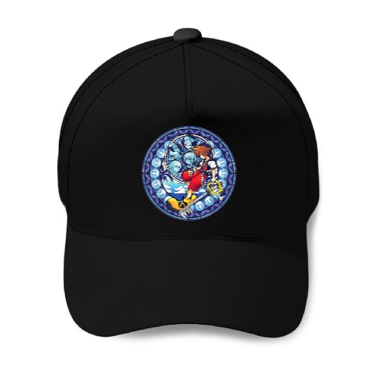 Disneyss Kingdom Hearts Sora Stained Glass Baseball Caps