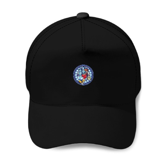 Disneyss Kingdom Hearts Sora Stained Glass Baseball Caps
