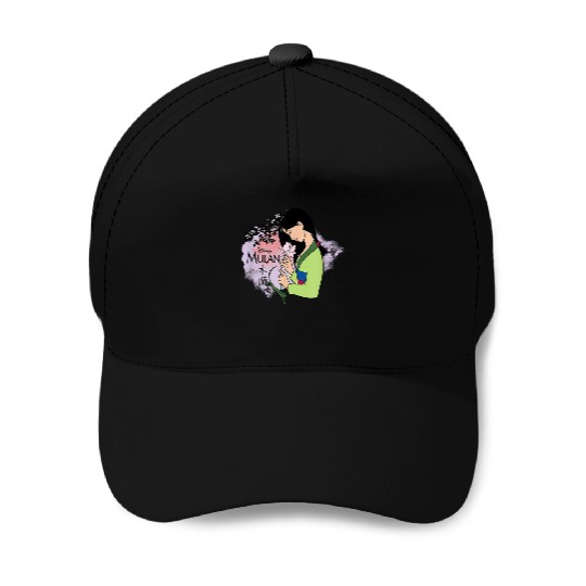 Disney Princess Mulan Cherry Blossoms Baseball Caps