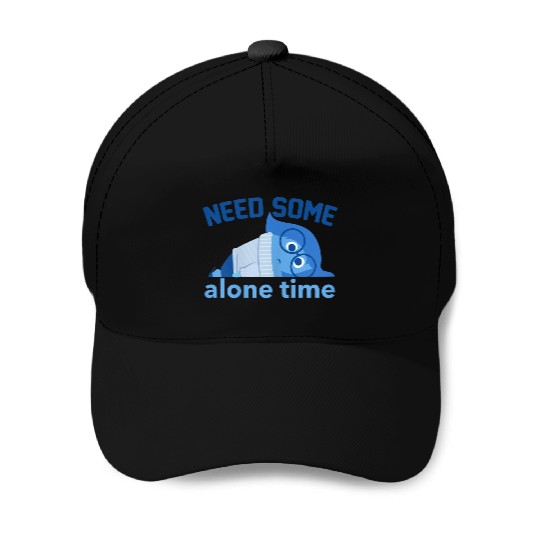Disney Pixars Inside Out Need Some Alone Time Sadness Logo Baseball Caps
