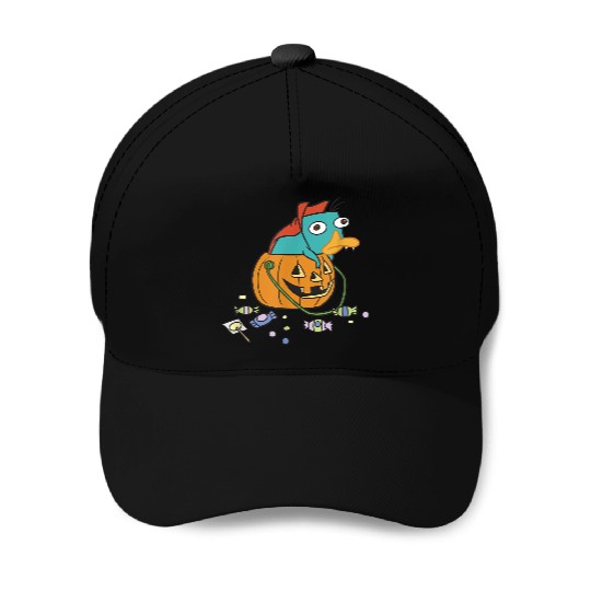Disney Phineas And Ferb Halloween 2024 Vampire Perry The Platypus Baseball Caps