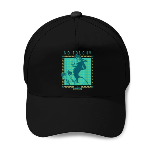 Disneyss The Emperors New Groove Llama No Touchy Baseball Caps