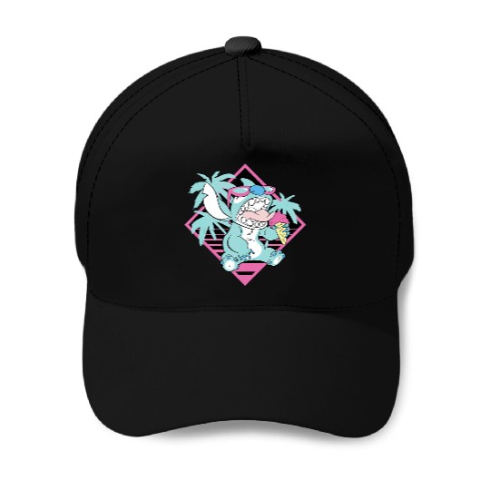 Disney Lilo Stitch Ice Cream Retro 90s Beach Baseball Caps