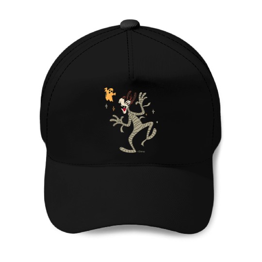 Disneyss Goofy Halloween Mummy And Spooky Ghosts Baseball Caps