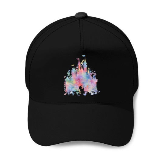 Watercolor Castle Baseball Caps, Disney Magic Kingdom Baseball Caps