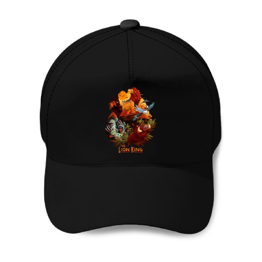 Disney Lion King Main Cast Poster Graphic Baseball Caps