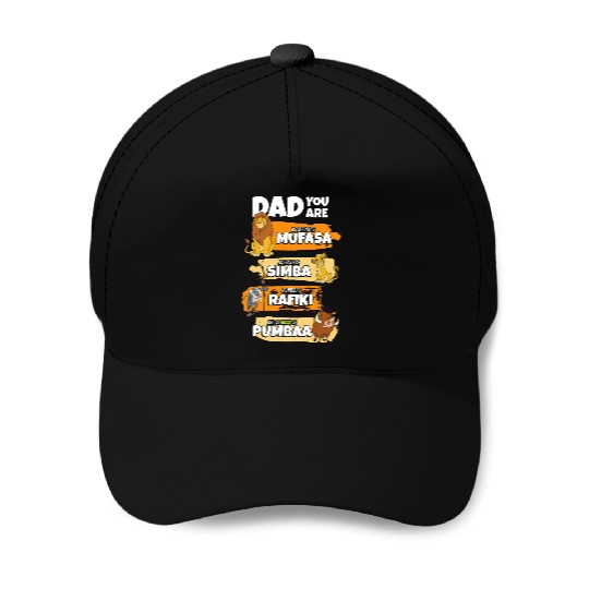 Disney The Lion King Dad You Are Word Stack Funny Baseball Caps