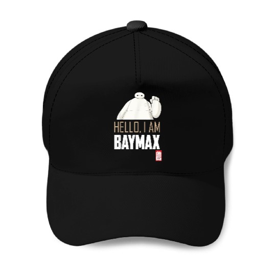 Disneyss Big Hero 6 Tv Series Baymax Hello Graphic Baseball Caps